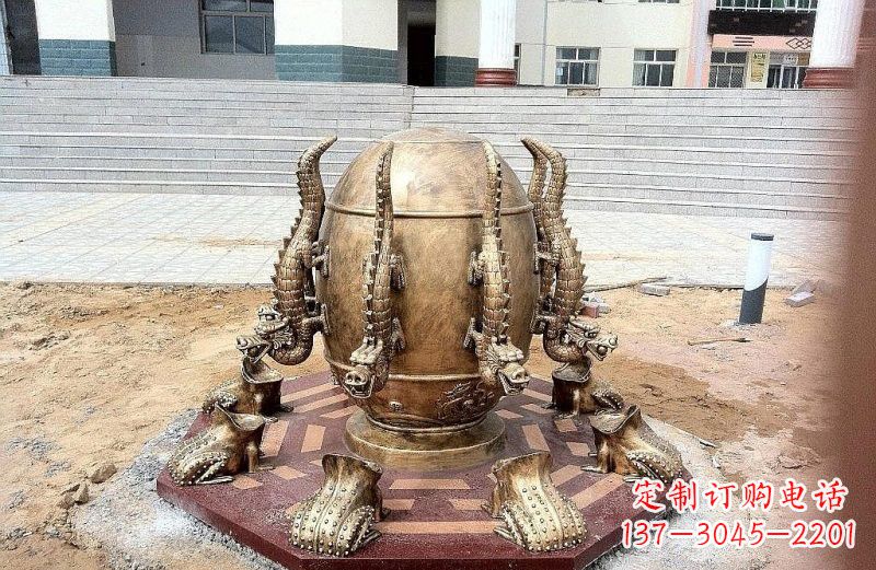 天津地动仪铜雕