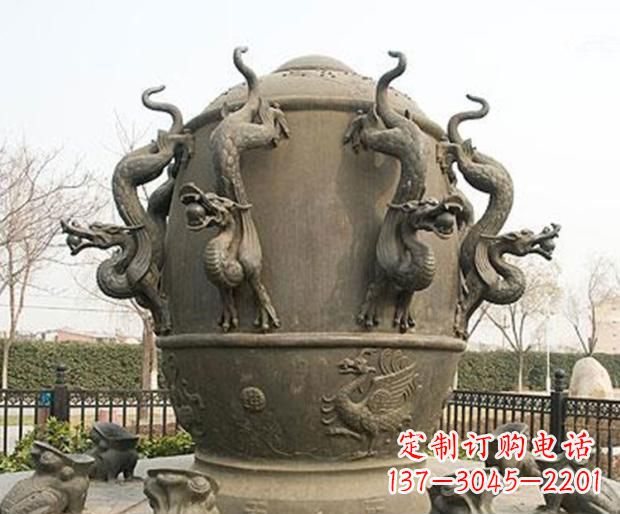 天津精美地动仪铜雕