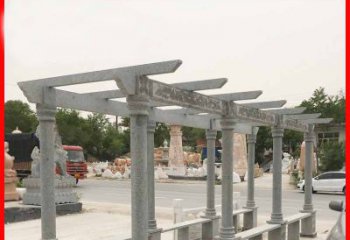 天津大理石公园石雕长廊高端定制雕塑