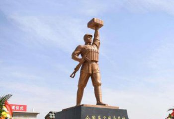 天津董存瑞雕塑景区名人英雄雕像