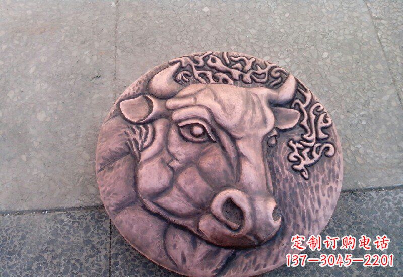 天津锻铜十二生肖兽首雕塑