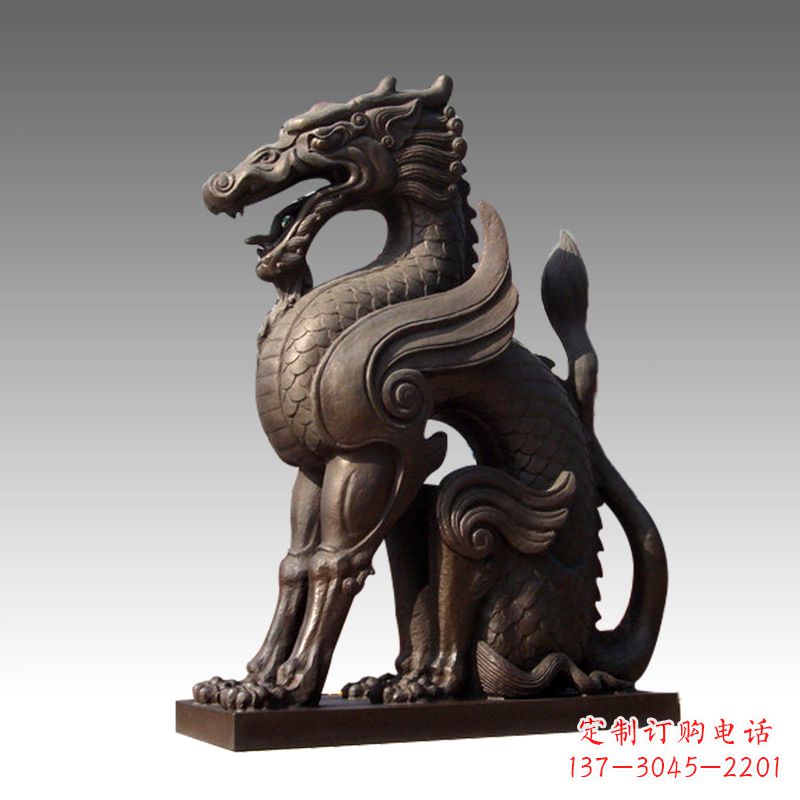天津仿古墩子龙铜雕