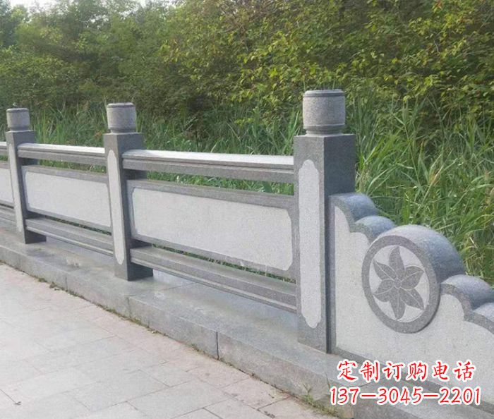 天津精美仿古石栏杆雕塑