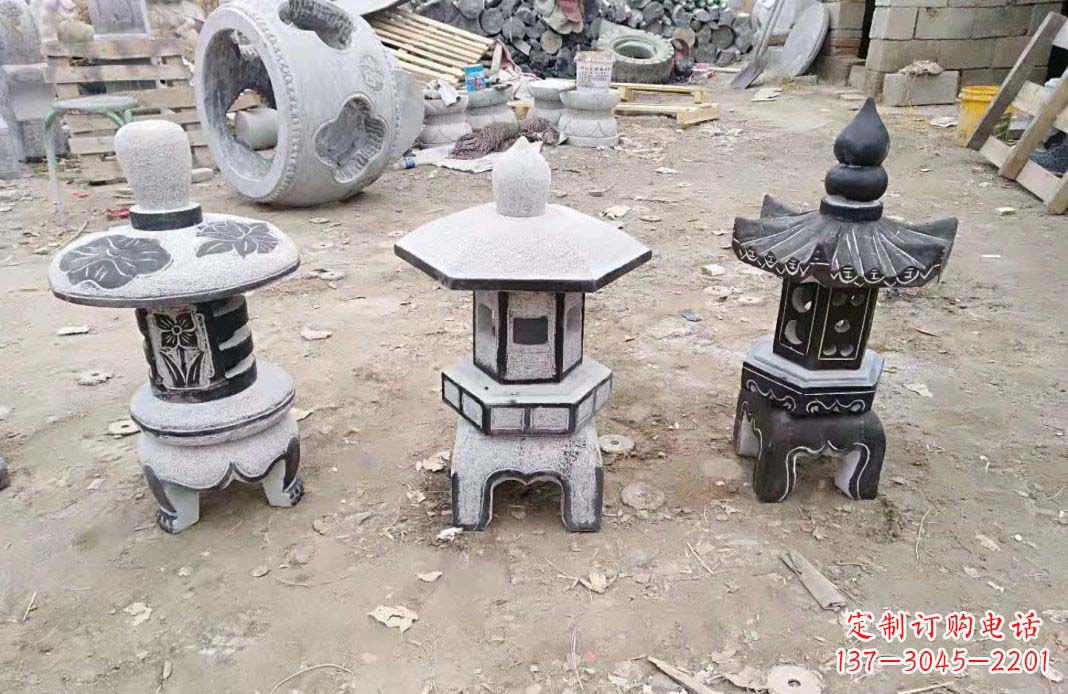 天津传统仿古石灯雕塑