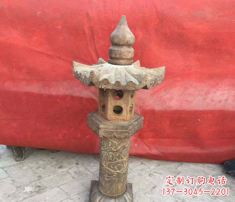 天津传统风格石灯雕塑