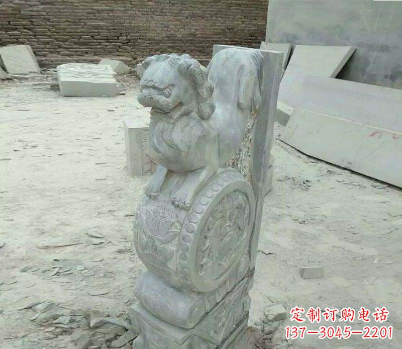 天津精美石门墩雕塑,缔造绝色佳作