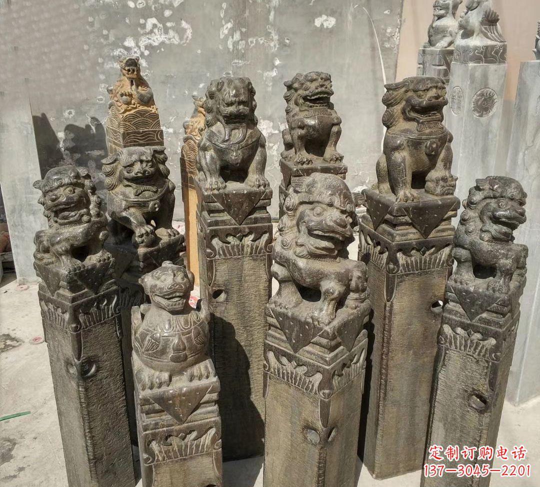 天津仿古马雕塑，高端定制艺术石雕