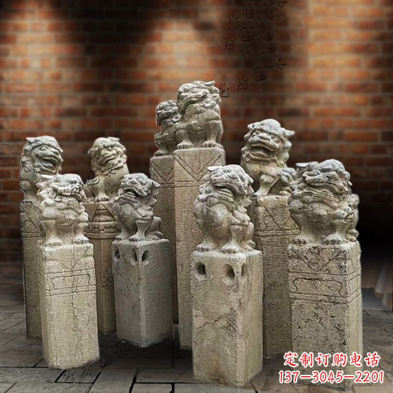 天津仿古栓马雕塑