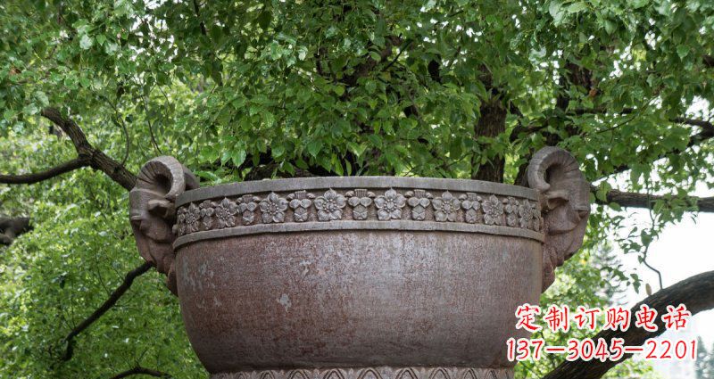 天津中领雕塑仿古水缸铜雕