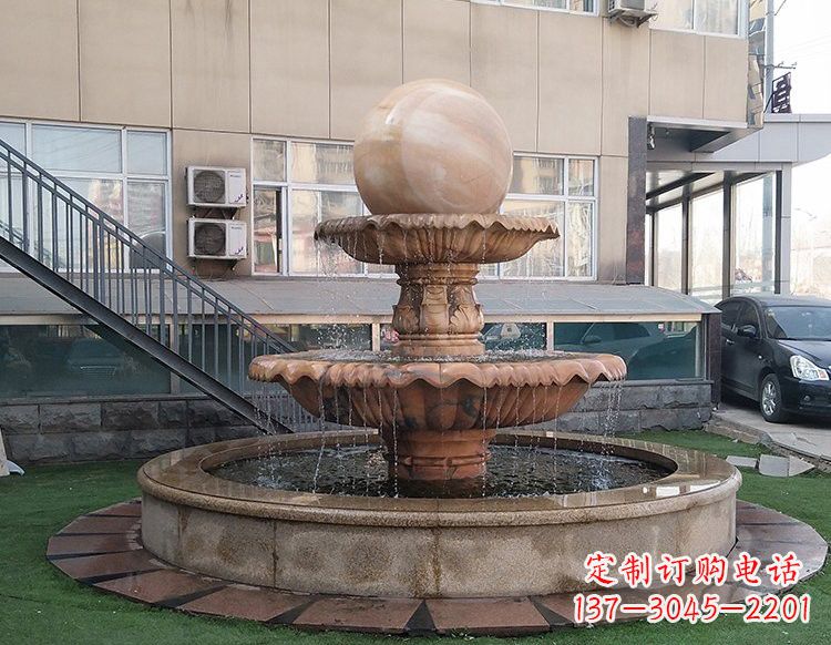 天津独特的风水球石雕