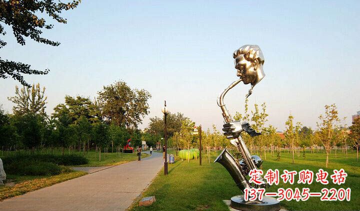天津不锈钢萨克斯抽象雕塑