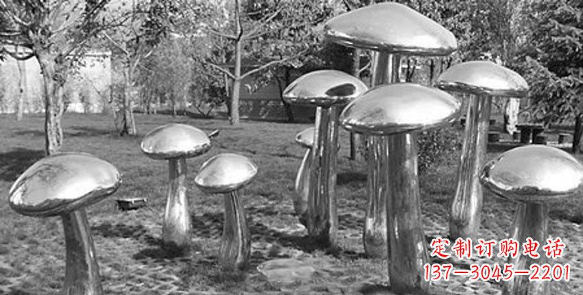 天津萌芽之美,蘑菇景观雕塑