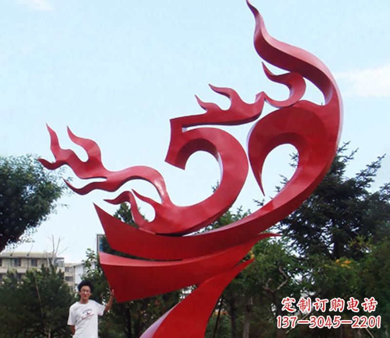 天津梦幻飘带景观雕塑