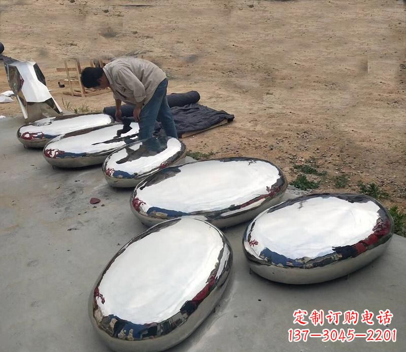 天津中领雕塑水滴形艺术雕塑