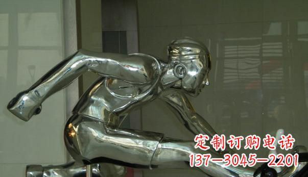 天津不锈钢运动员雕塑