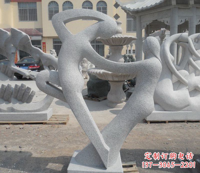天津中领雕塑独具匠心的“浪漫幸福·情侣小品雕塑”