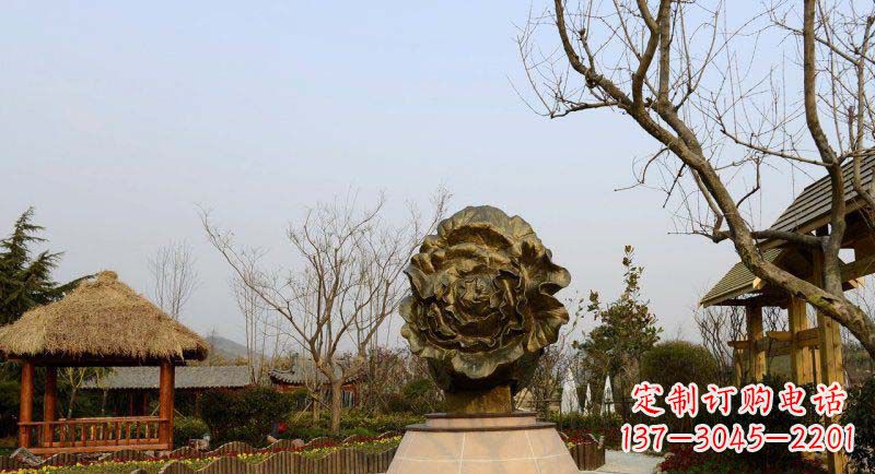 天津公园大白菜景观铜雕