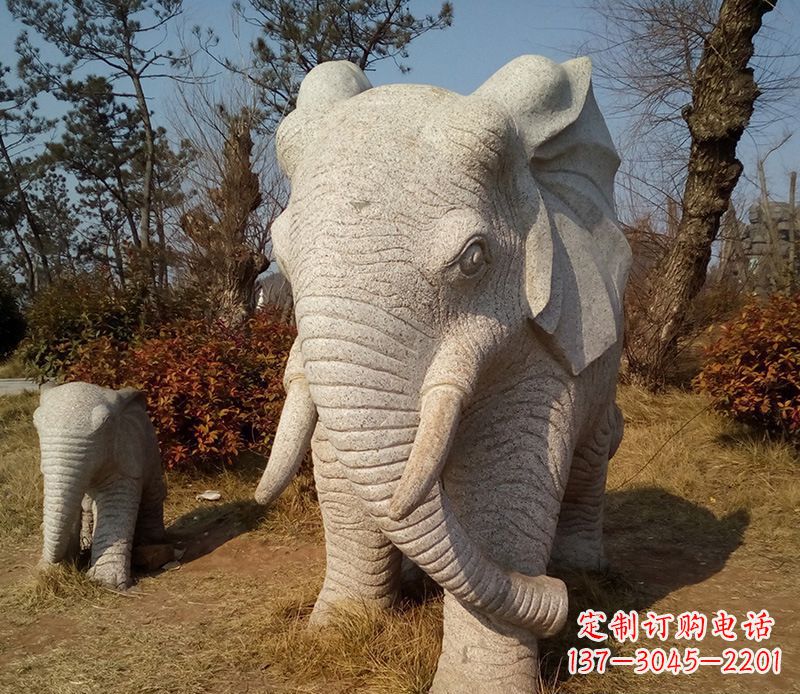天津精美大象雕塑