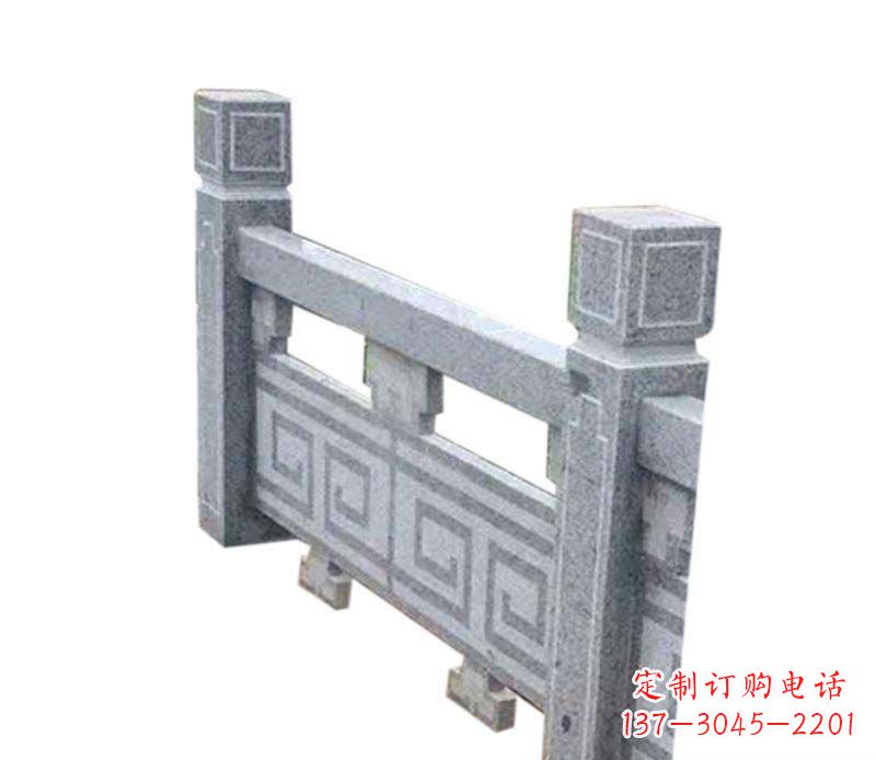 天津公园大理石护城河栏板石雕