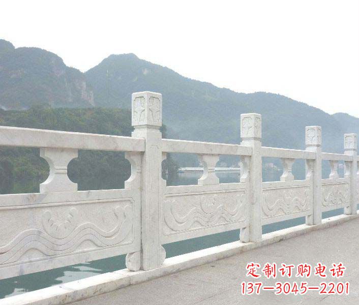 天津公园大理石栏板景观石雕 (3)