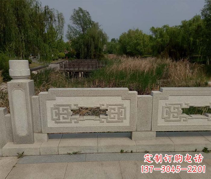 天津公园大理石栏板石雕 (5)