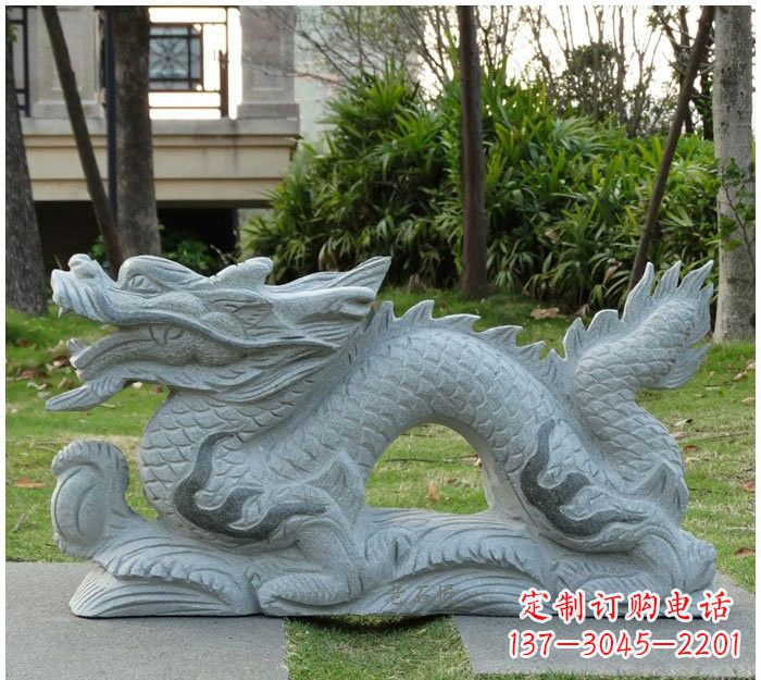 天津公园大理石龙雕塑222