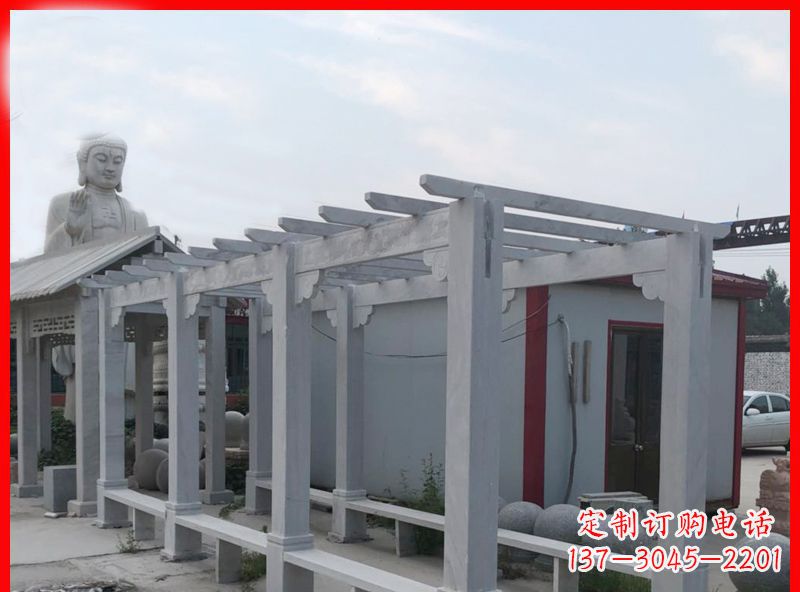 天津 专业定制公园大理石石雕长廊