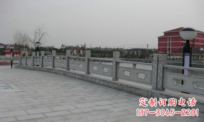 天津公园仿古石栏板 (2)
