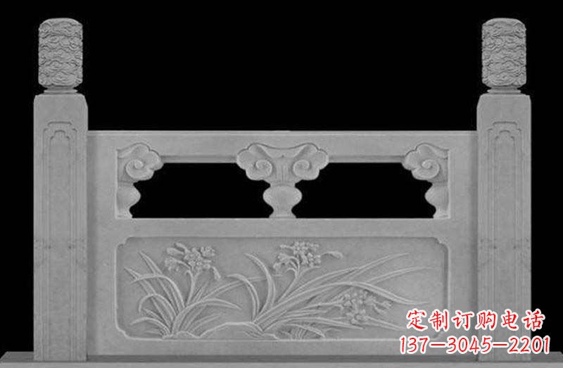 天津汉白玉石浮雕公园栏板雕塑