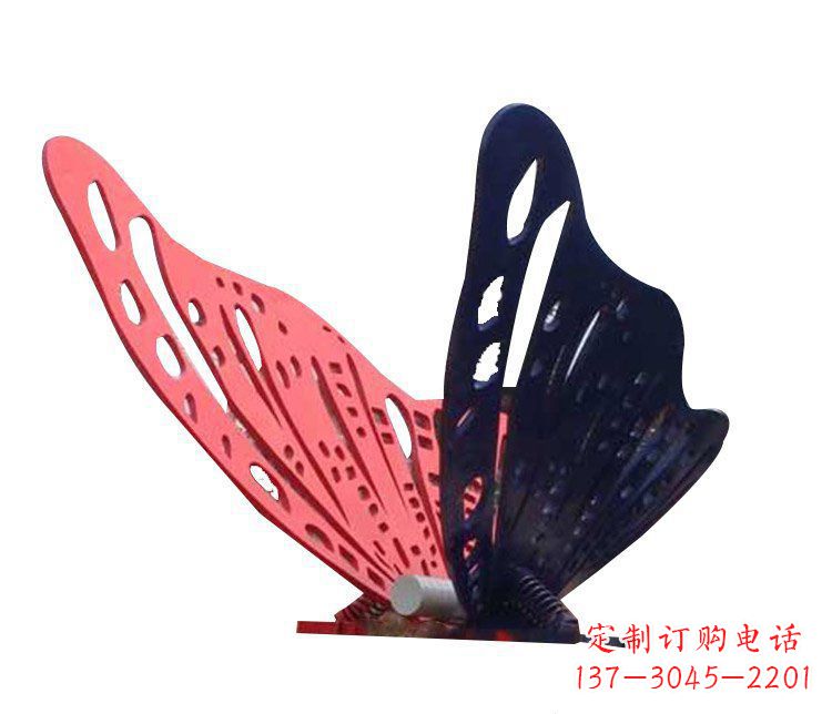 天津精致纯粹,不锈钢蝴蝶雕塑