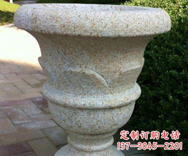 天津大理石花盆石雕,为您的景观添色彩