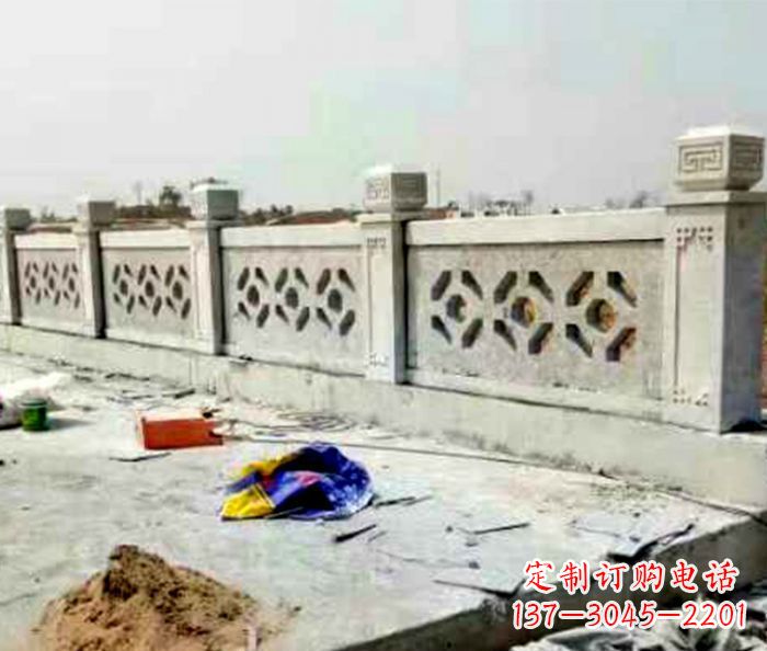 天津公园大理石栏板石雕