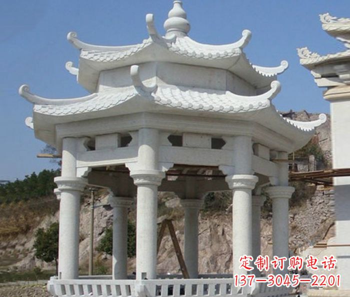天津专业汉白玉凉亭雕塑