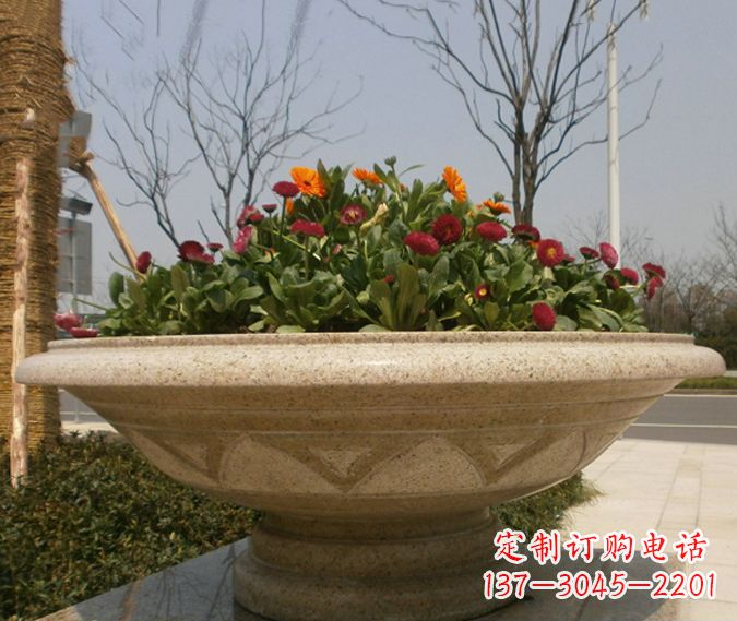 天津中领雕塑花盆石雕