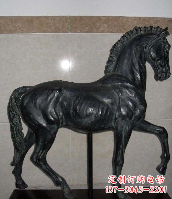 天津马动物铜雕景观雕塑