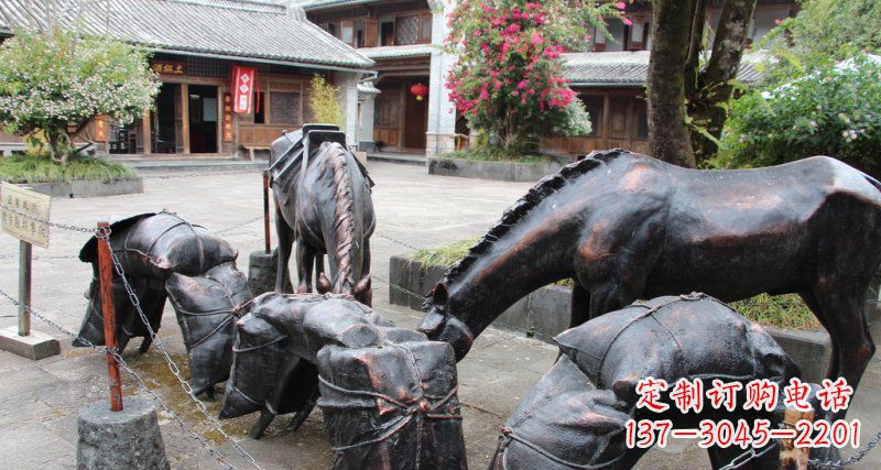 天津中领雕塑定制的铜动物雕塑
