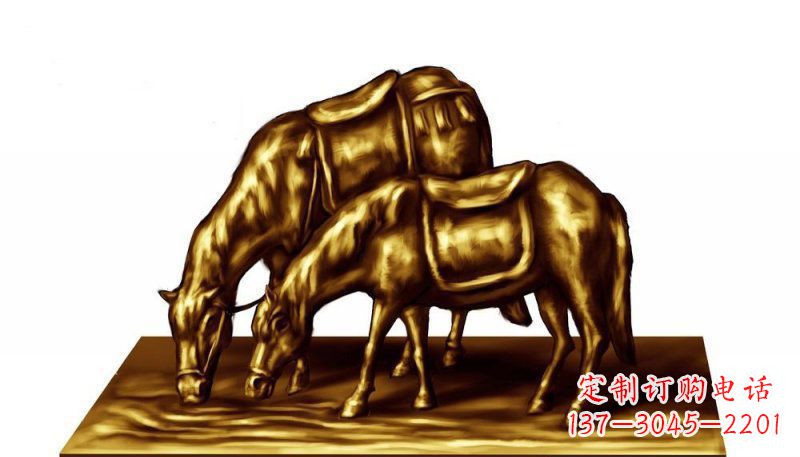 天津中领雕塑精美铜制动物雕塑