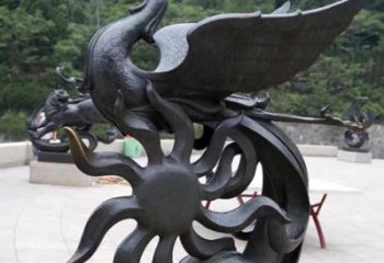 天津天四灵朱雀神鸟雕塑——象征希望的贵族精神