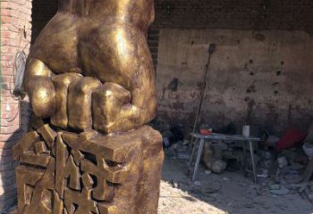 天津廉政象征铜雕塑