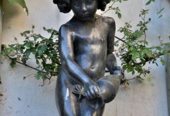天津唯美少女雕塑——在公园中给清新的景观增添一抹生机