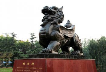 天津独角兽雕塑，释放公正之美