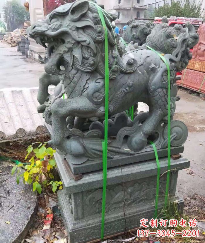 天津麒麟之美——灵动古典古朴的古代神兽石雕
