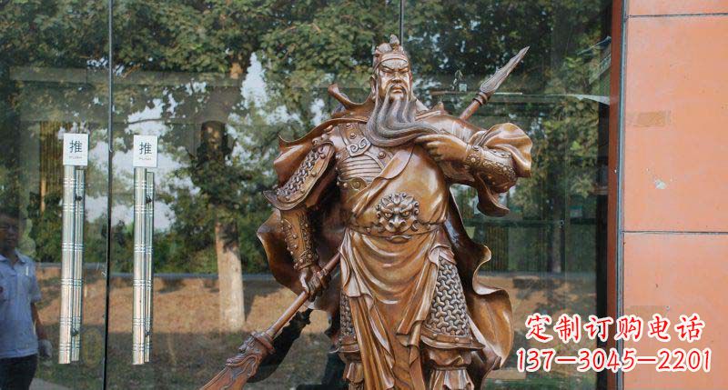 天津关公古代人物铜雕