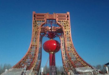 天津中领雕塑推出不锈钢大型灯笼雕塑