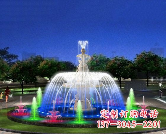 天津广场景观大型喷泉石雕 (2)