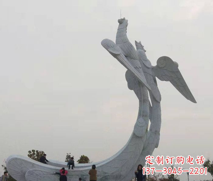 天津广场景观凤凰石雕