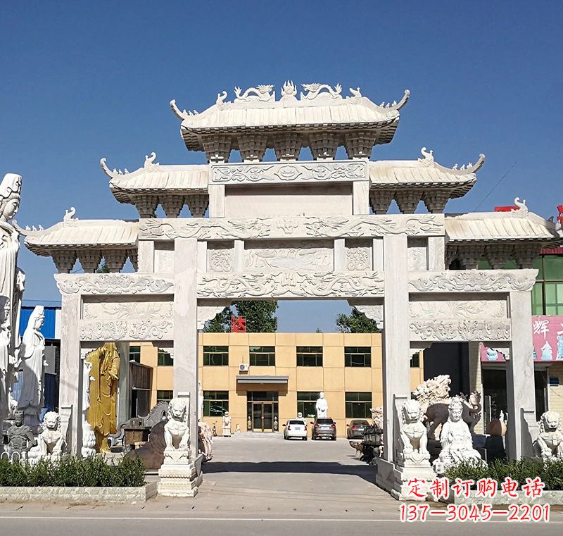 天津广场石雕牌坊：品质卓越的牌坊雕塑