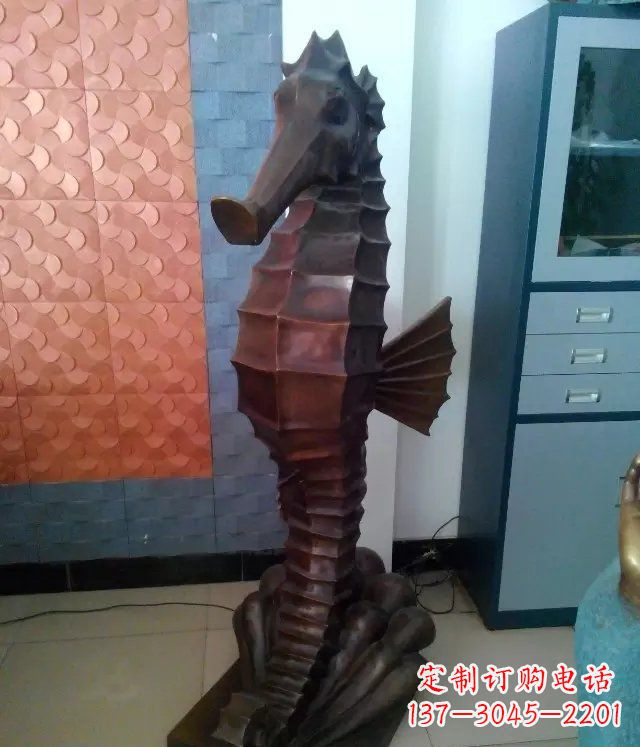 天津海马铸铜动物雕塑，品质保证