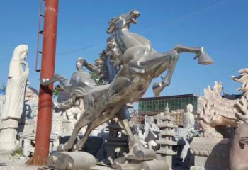 天津精致大气的不锈钢飞马雕塑
