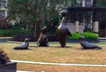 天津海豹雕塑，装点你的园林